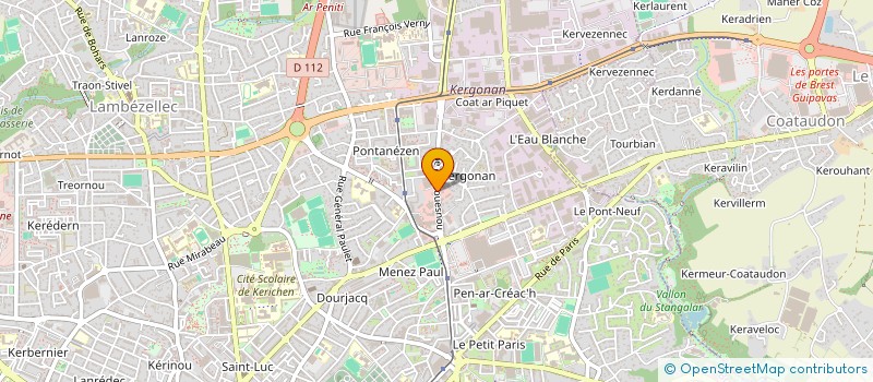 localisation de l'entreprise SELECT à BREST