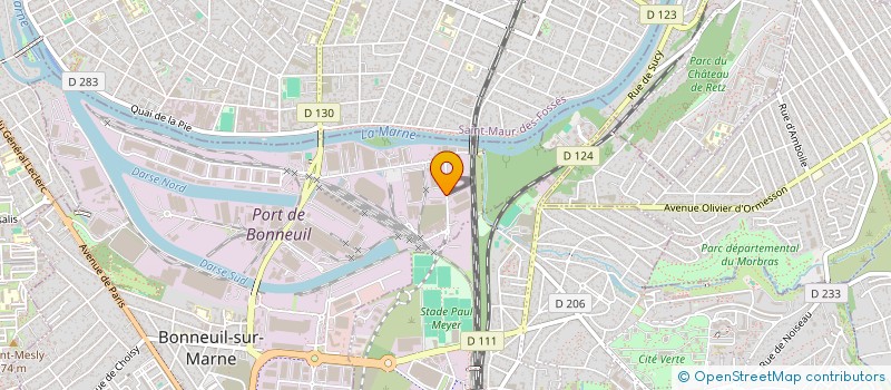 localisation de l'entreprise SELECT ADRESS S A  BONNEUIL-SUR-MARNE