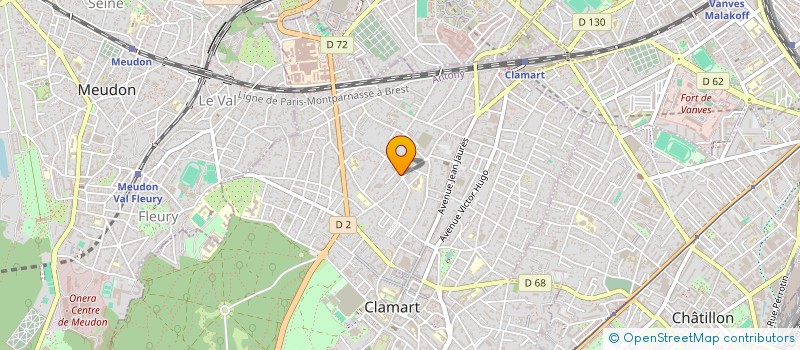localisation de l'entreprise SELECT AM à CLAMART