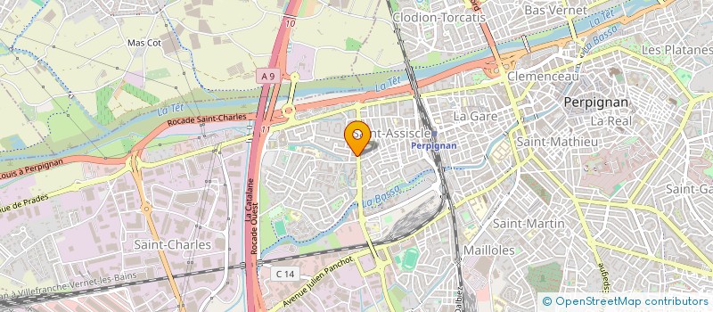 localisation de l'entreprise SELECT'ASSUR 66  PERPIGNAN