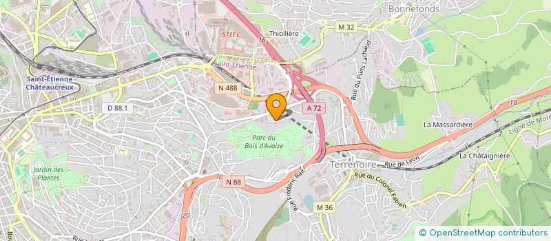 localisation de l'entreprise SELECT'AUTO  SAINT-ETIENNE