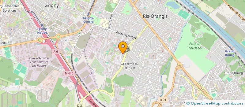 localisation de l'entreprise SELECT AUTO FRANCE  RIS-ORANGIS