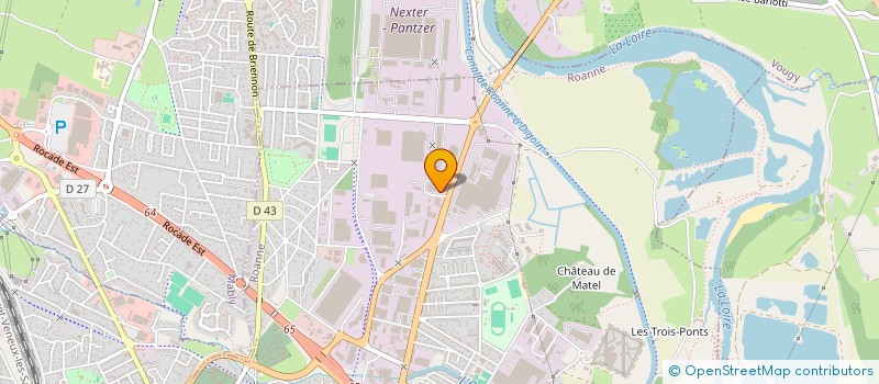 localisation de l'entreprise SELECT AUTOMOBILES à ROANNE