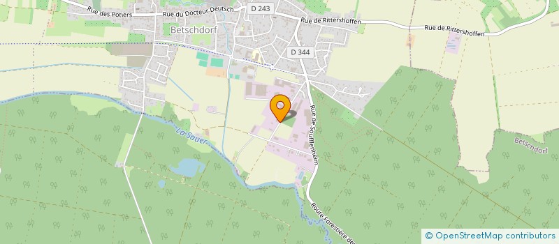 localisation de l'entreprise SELECT AUTOS 67  BETSCHDORF