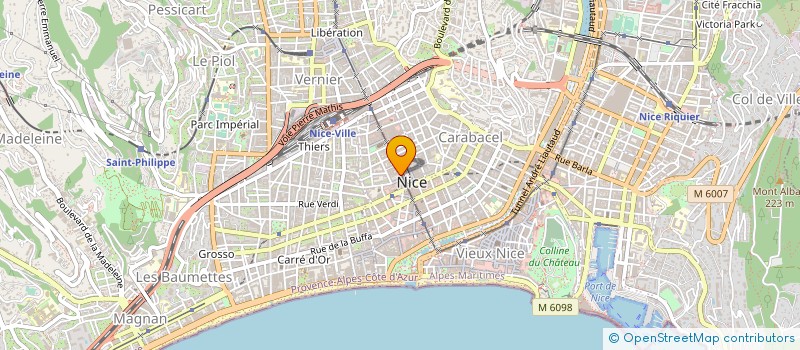 localisation de l'entreprise SELECT BT à NICE