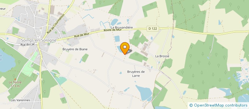 localisation de l'entreprise SELECT BULBES  SOINGS EN SOLOGNE