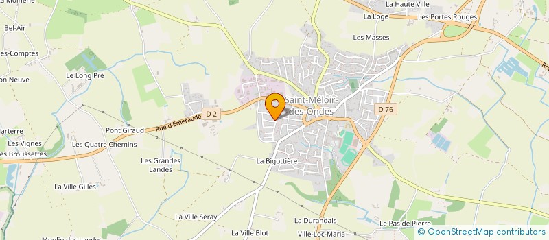 localisation de l'entreprise SELECT CAR TRANSPORT à SAINT-MELOIR-DES-ONDES