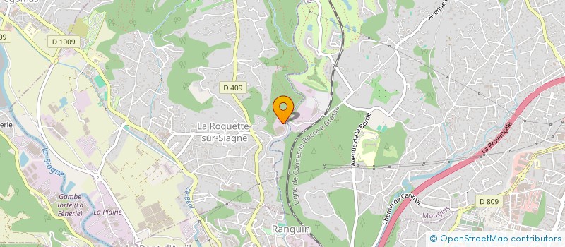 localisation de l'entreprise SELECT CARS S.C à LA ROQUETTE-SUR-SIAGNE