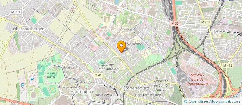 localisation de l'entreprise SELECT ENERGY à STRASBOURG