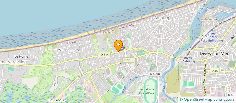 localisation de l'entreprise SELECT' EVENTS NORMANDY  CABOURG