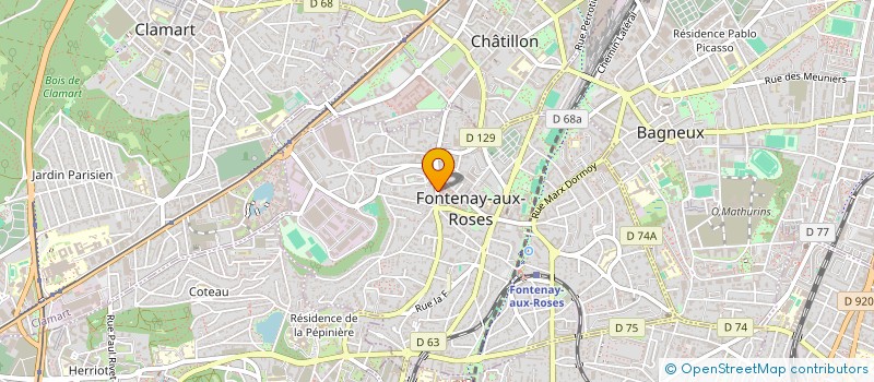 localisation de l'entreprise SELECT FINANCE à FONTENAY-AUX-ROSES