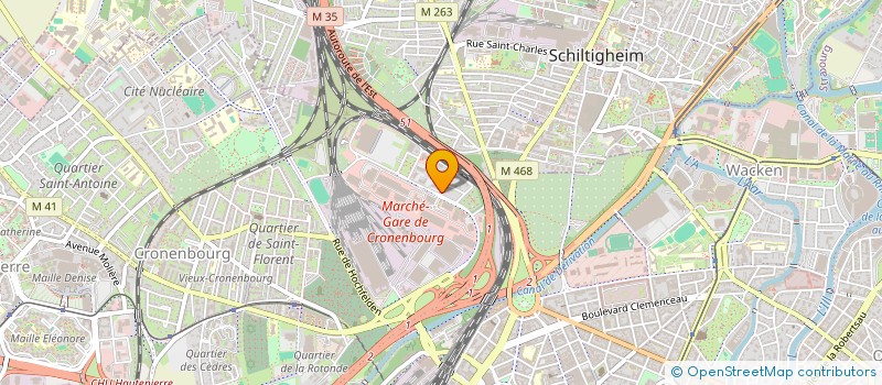 localisation de l'entreprise SELECT FRUITS à STRASBOURG
