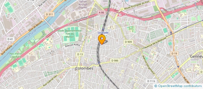 localisation de l'entreprise SELECT'HEURE à COLOMBES