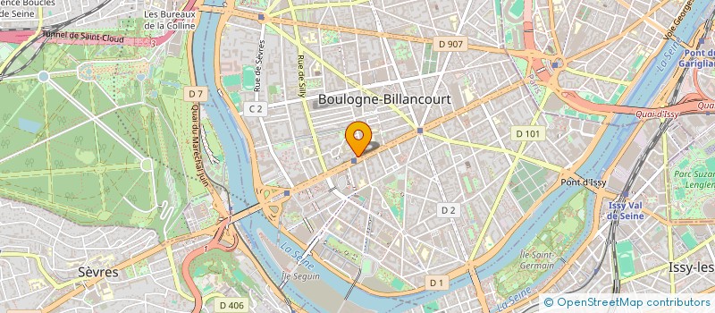 localisation de l'entreprise SELECT HOTEL à BOULOGNE-BILLANCOURT