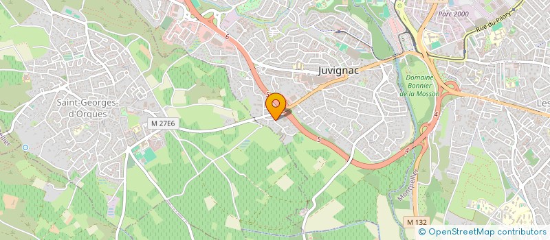 localisation de l'entreprise SELECT IMMO  JUVIGNAC