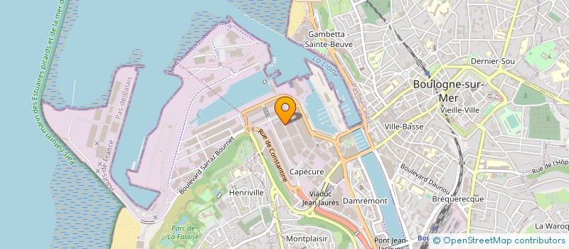 localisation de l'entreprise SELECT OPALE à BOULOGNE-SUR-MER