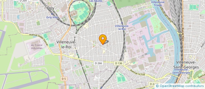 localisation de l'entreprise SELECT PRESSING à VILLENEUVE-LE-ROI