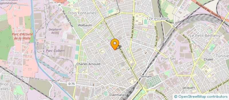 localisation de l'entreprise SELECT PROD'  REIMS