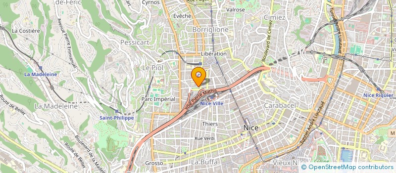 localisation de l'entreprise SELECT SERVICES à NICE