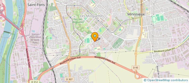 localisation de l'entreprise SELECT-THERMIE à VENISSIEUX
