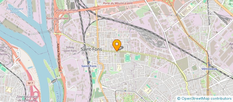 localisation de l'entreprise SELECT TOLES à SAINT-FONS