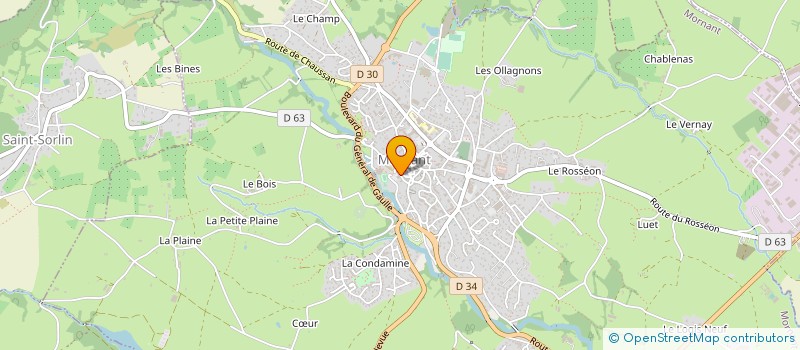 localisation de l'entreprise SELECT'UP  MORNANT