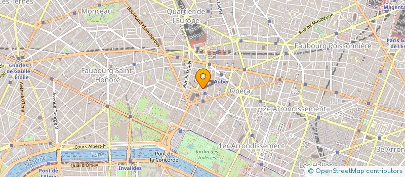 localisation de l'entreprise SELECT VIGNON  PARIS