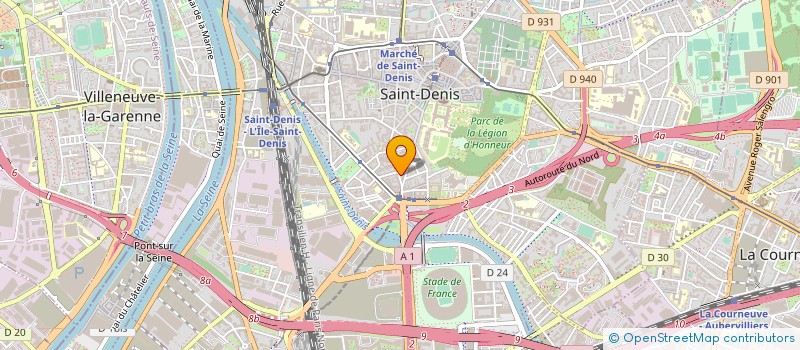 localisation de l'entreprise SELECT'VOYAGES à SAINT-DENIS
