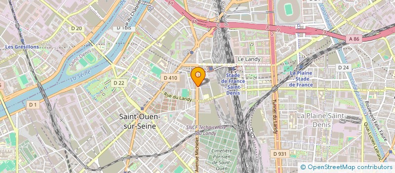 localisation de l'entreprise SELECTA à SAINT-DENIS