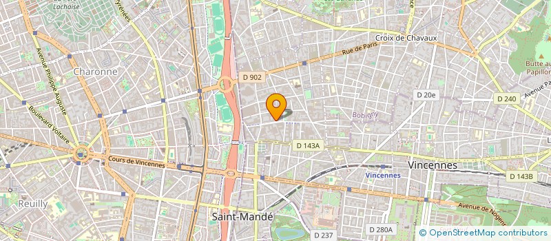 localisation de l'entreprise SELECTE à MONTREUIL