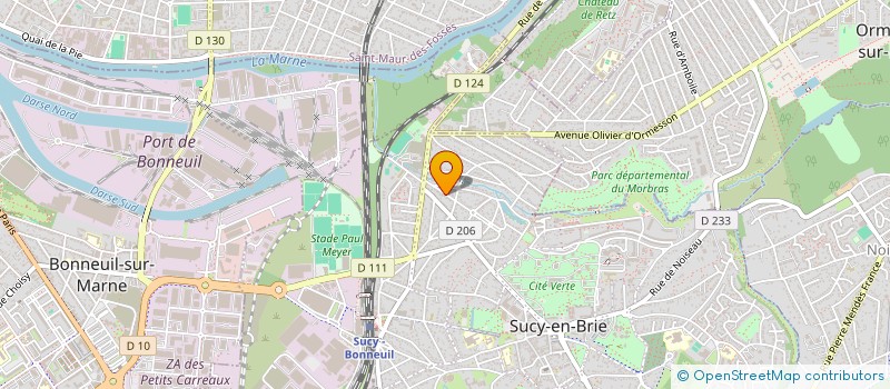 localisation de l'entreprise SELECTE à SUCY-EN-BRIE