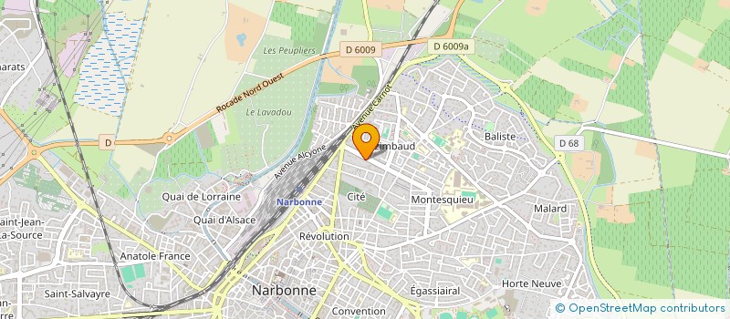 localisation de l'entreprise SELECTION AUDOISE AUTOMOBILES  NARBONNE