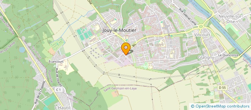 localisation de l'entreprise SELECTION D'AILLEURS à JOUY-LE-MOUTIER