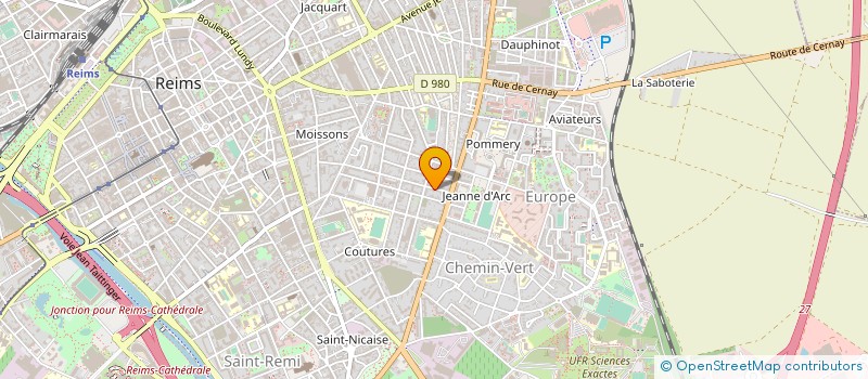 localisation de l'entreprise SELECTION DE GRANDS CHAMPAGNES à REIMS