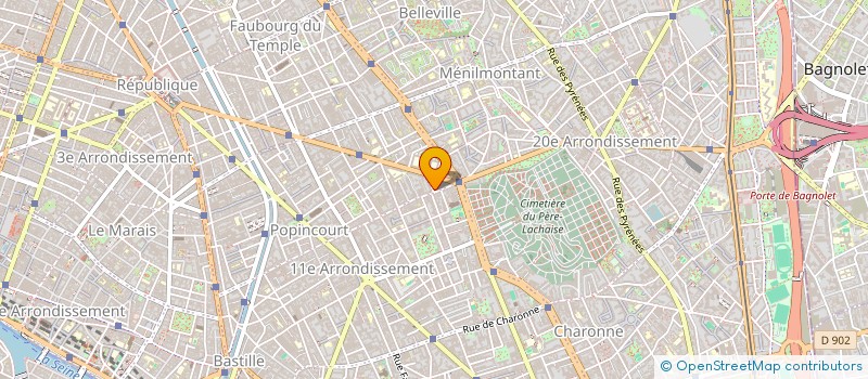 localisation de l'entreprise SELECTION INTERIM SUPPLEANCE PARIS NORD  PARIS