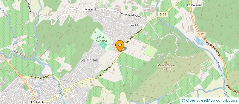 localisation de l'entreprise SELECTION JEAN VIVES à LA CRAU