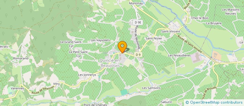localisation de l'entreprise SELECTION PHILIPPE TRANCHAND à QUINCIE-EN-BEAUJOLAIS