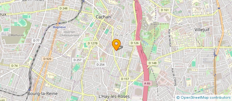 localisation de l'entreprise SELECTION PREVOYANCE COURTAGE à CACHAN