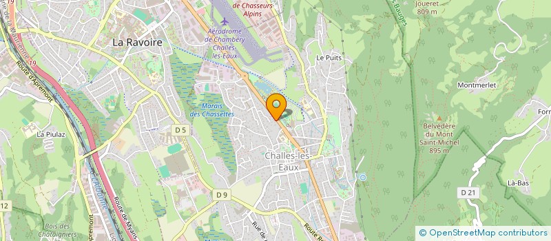 localisation de l'entreprise SELECTION TRAVAUX  CHALLES-LES-EAUX