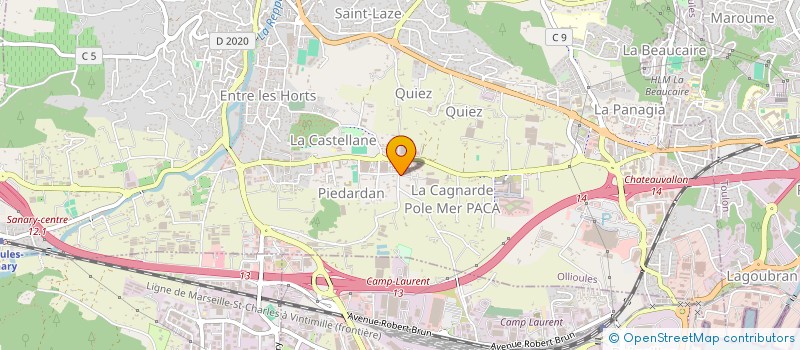 localisation de l'entreprise SELECTION VAR AUTO à OLLIOULES
