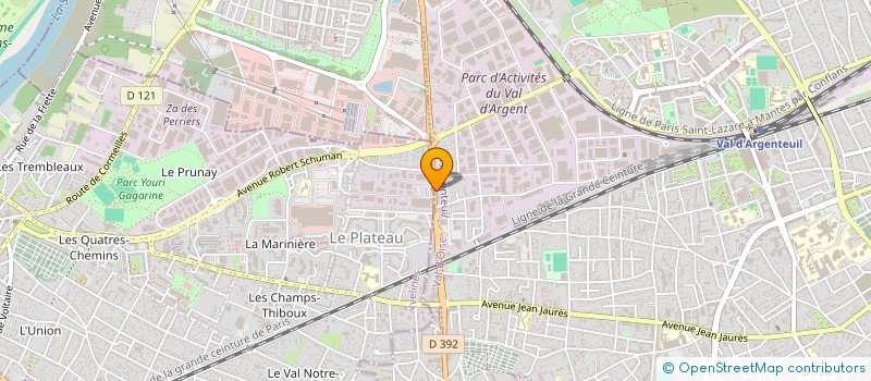 localisation de l'entreprise SELECTIONS NEGOCES AUTOS  SARTROUVILLE