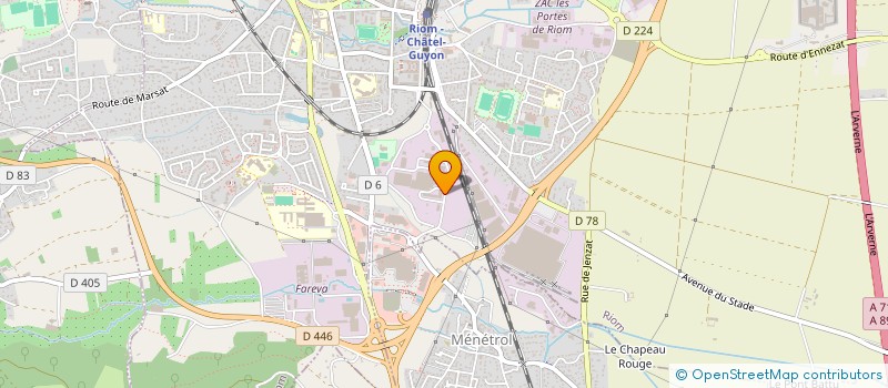 localisation de l'entreprise SELECTIS  RIOM