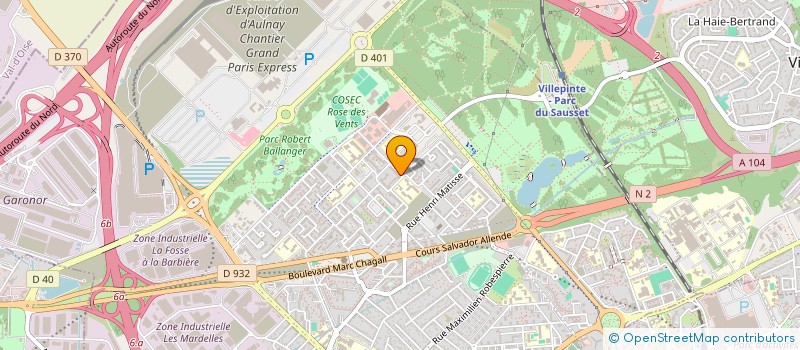 localisation de l'entreprise SELECTIS FINANCE à AULNAY-SOUS-BOIS