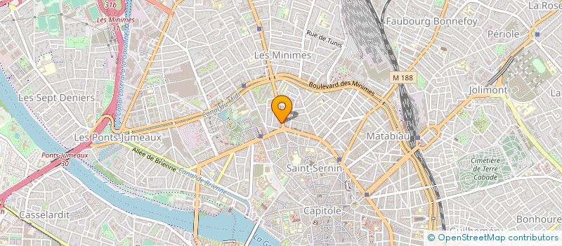 localisation de l'entreprise SELECTOUR ENTREPRISE  TOULOUSE