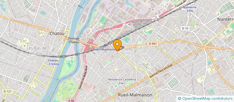 localisation de l'entreprise SELECTRON à RUEIL-MALMAISON