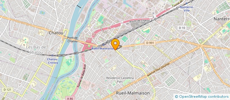 localisation de l'entreprise SELECTRON DIFFUSION à RUEIL-MALMAISON