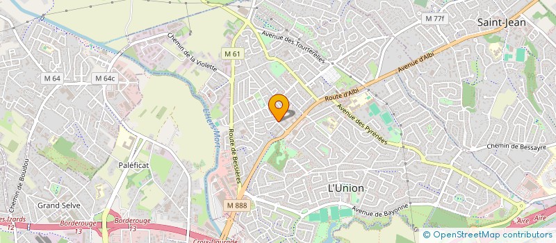 localisation de l'entreprise SELEDAT IT à L'UNION
