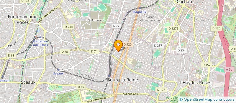 localisation de l'entreprise SELEKT à BOURG-LA-REINE