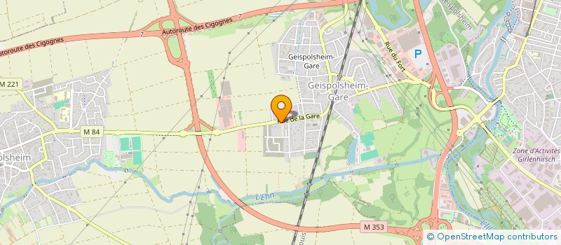 localisation de l'entreprise SELEN  GEISPOLSHEIM