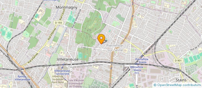 localisation de l'entreprise SELEN à PIERREFITTE-SUR-SEINE